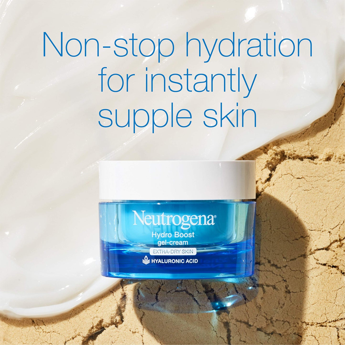 Neutrogena Hydro Boost Water Gel Fragrance-Free Facial Moisturizer, 1.7 fl. oz, Hydro Boost Hydrating Facial Cleansing Gel with Hyaluronic Acid, 2 oz