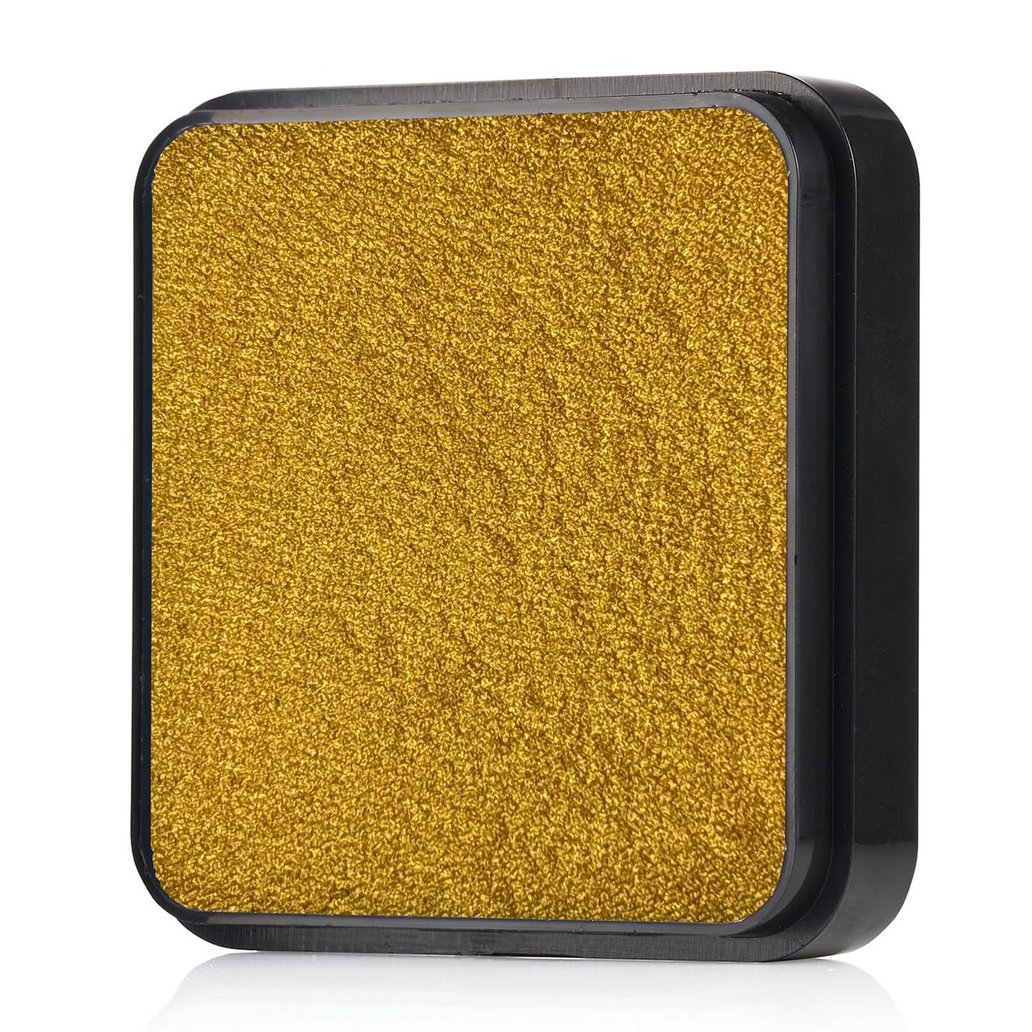 Kraze FX Square - Metallic Gold Face Paint (50 gm) - Hypoallergenic, Non-Toxic, Water Activated Professional Face & Body Painting Makeup Supplies