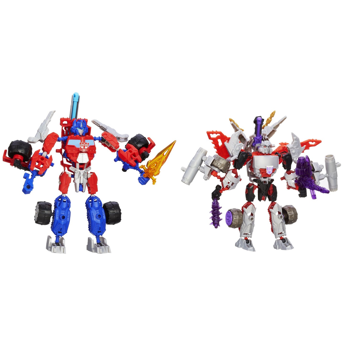 Transformers Construct-A-Bots Optimus Prime Vs. Megatron Construction Set