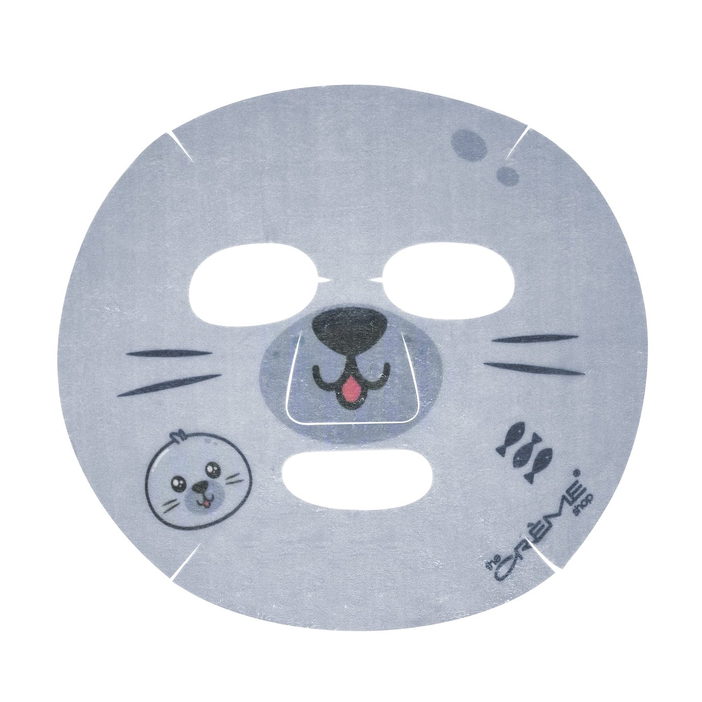 The Crème Shop Korean Skincare Animated Seal Face Mask - Infused with Moisturizing Vegan Squalane