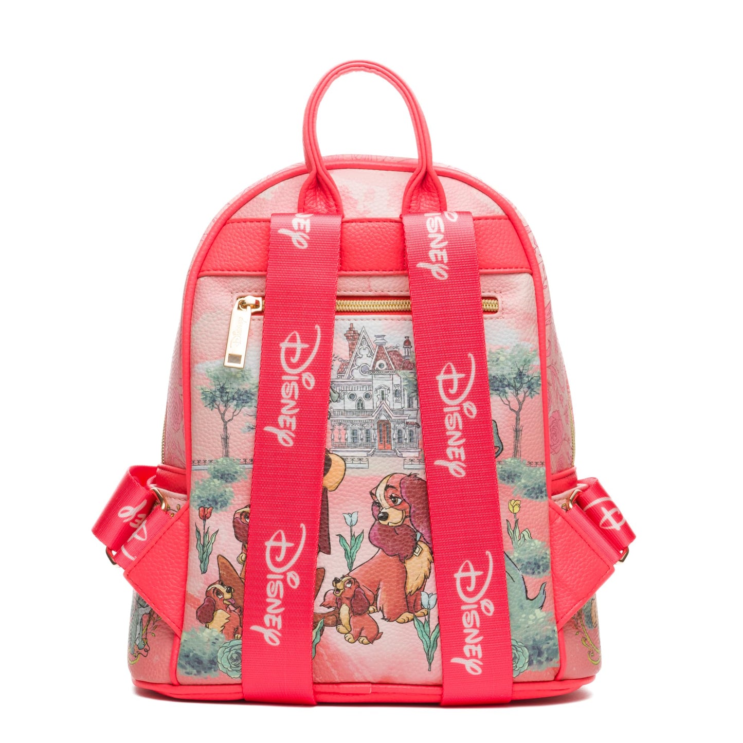 Wondapop Disney Lady And The Tramp At Tony's Restaurant 11" Vegan Leather Fashion Mini Backpack