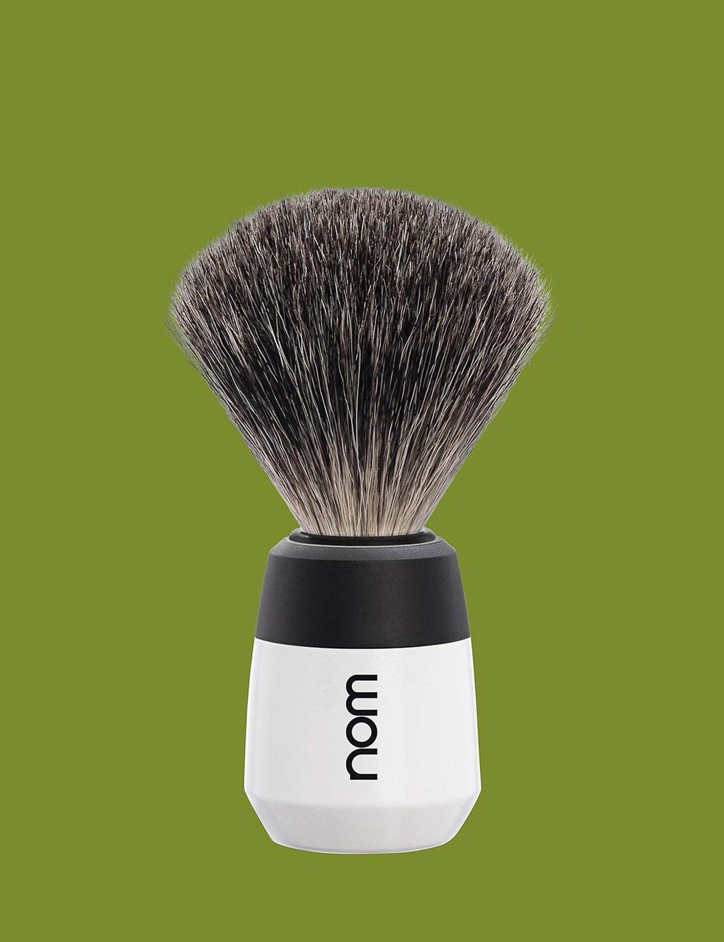 Nom Max Pure Badger Shaving Brush, White Beauty and Personal Care nom
