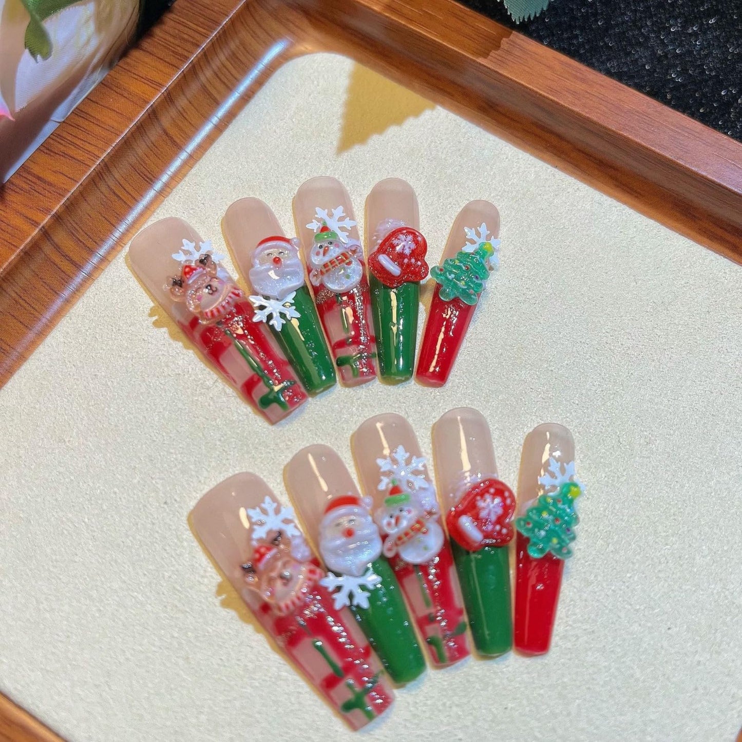 Christmas cartoon snowman, cute reindeer wearing armor Beauty & Personal Care KCHESXUXY