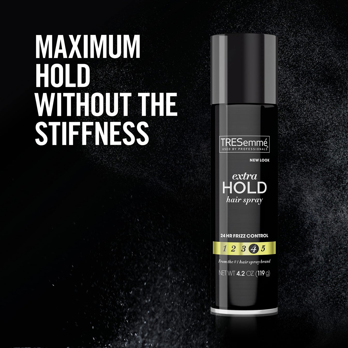 TRESemmé Extra Hold Hairspray, 2-4.2 oz (Pack of 2), Strong Humidity Resistant, Frizz Control, All Day Smoothness, Salon Quality