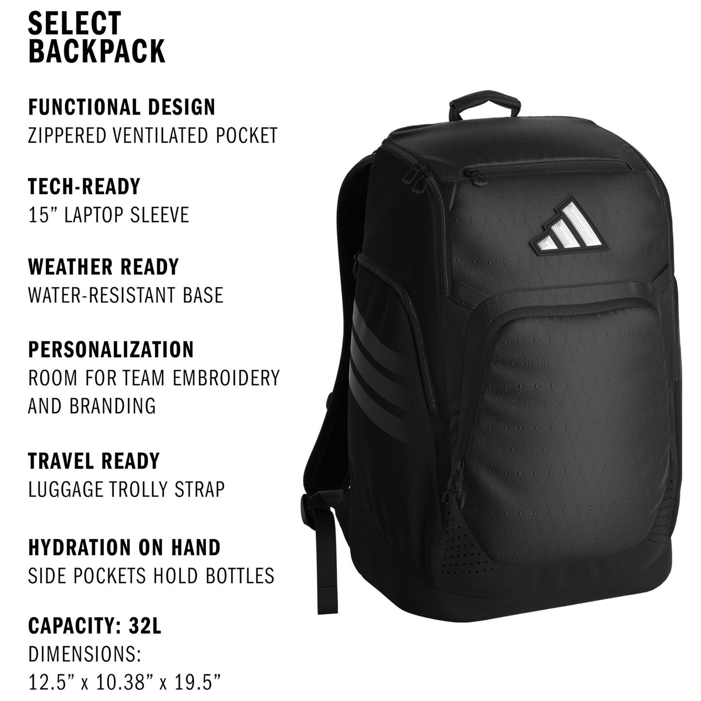 Select Basketball Backpack for men and women, premium sports bag