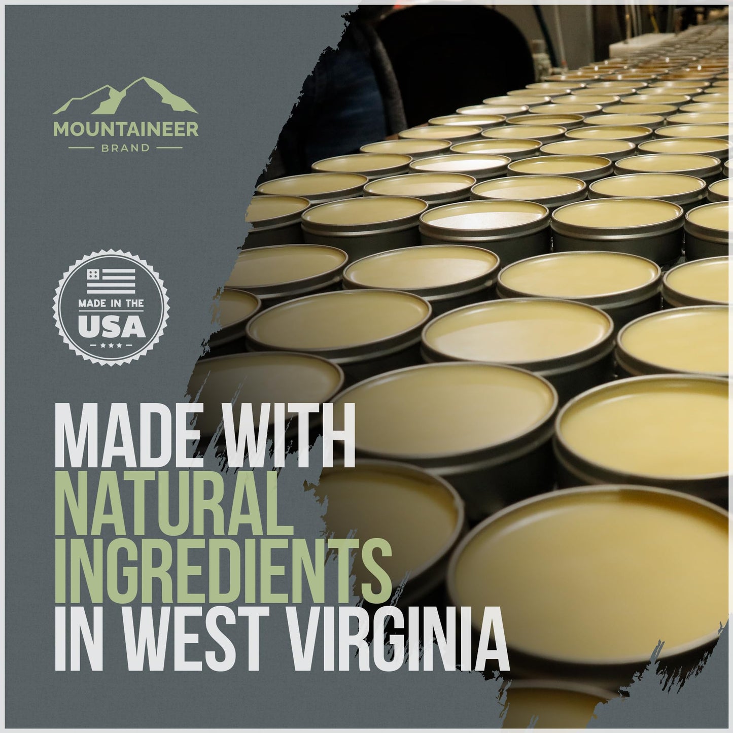 Mountaineer Brand Natural Heavy Duty Beard Balm | Timber Scent | Made in West Virginia | Beard Tamer | Conditions, Softens, Tames, Style | 2oz