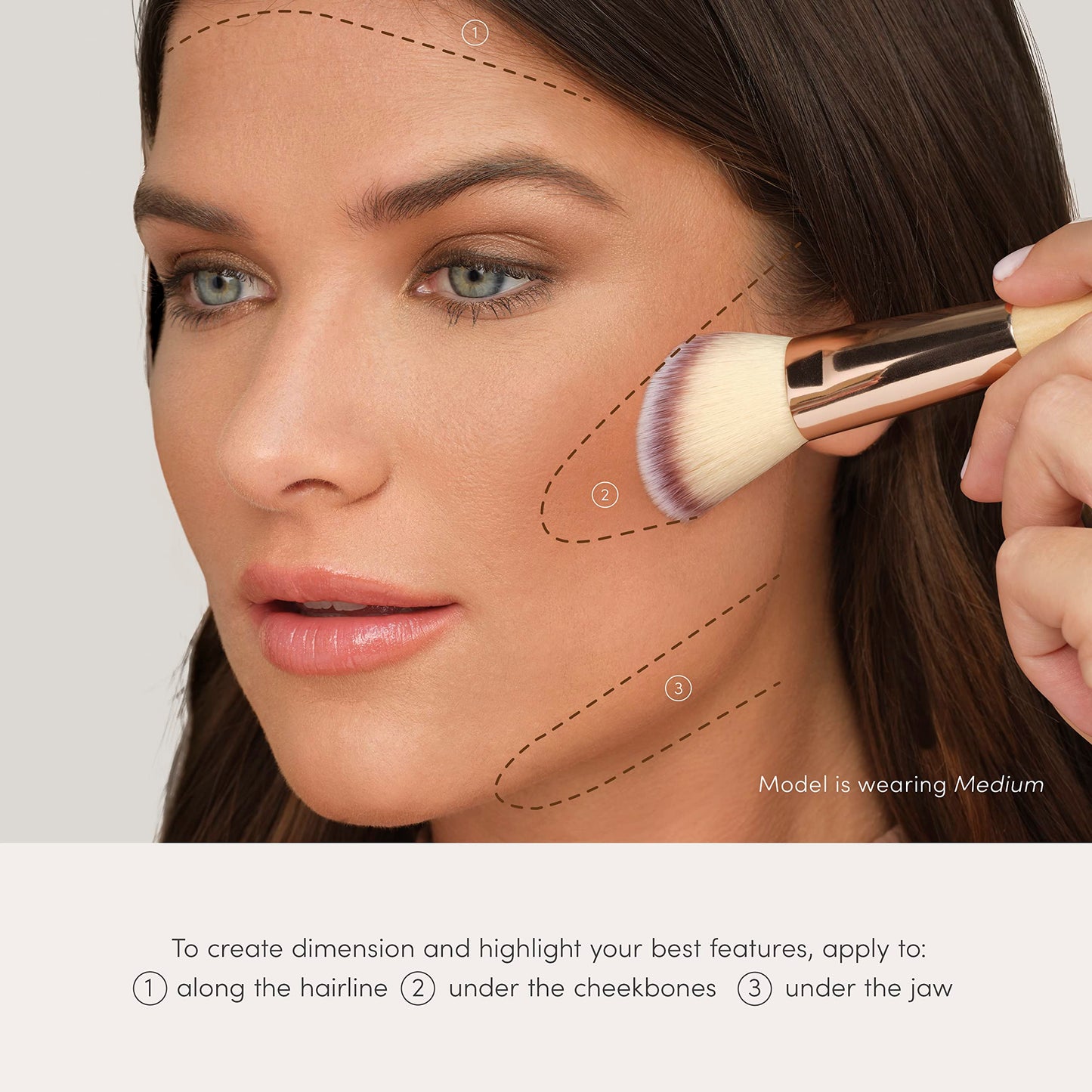 Jane Iredale PureBronze Matte Bronzer Refill Bronzing Powder with Buildable Coverage Lightweight & Breathable Feel Cruelty-Free 3 Natural Tones