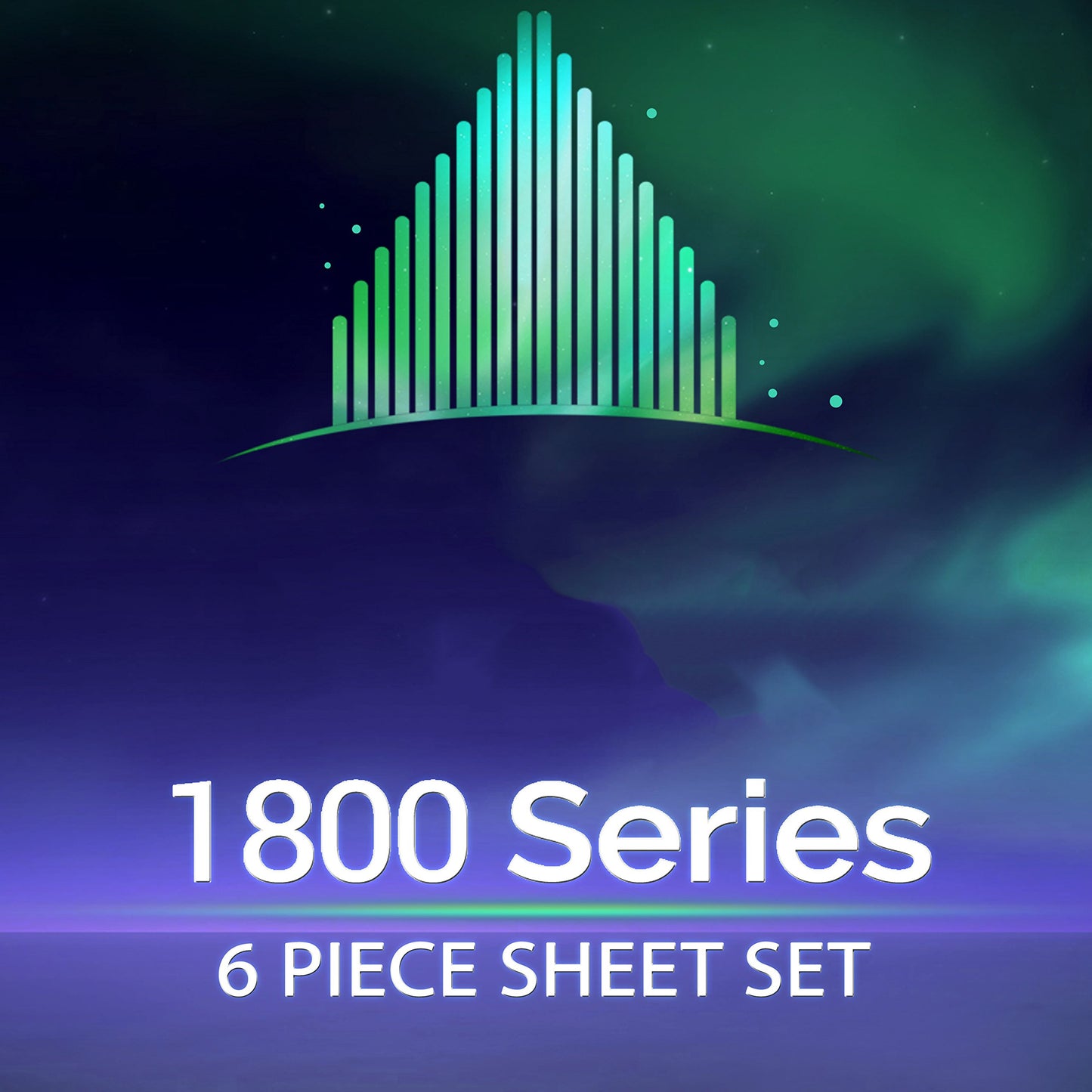 Aurora Bedding # 1 1800 Series 6 Piece Bed Sheet Set with Deep Pocket-Luxury, Soft, Comfort, Hypoallergenic-Same Price with 2 Extra