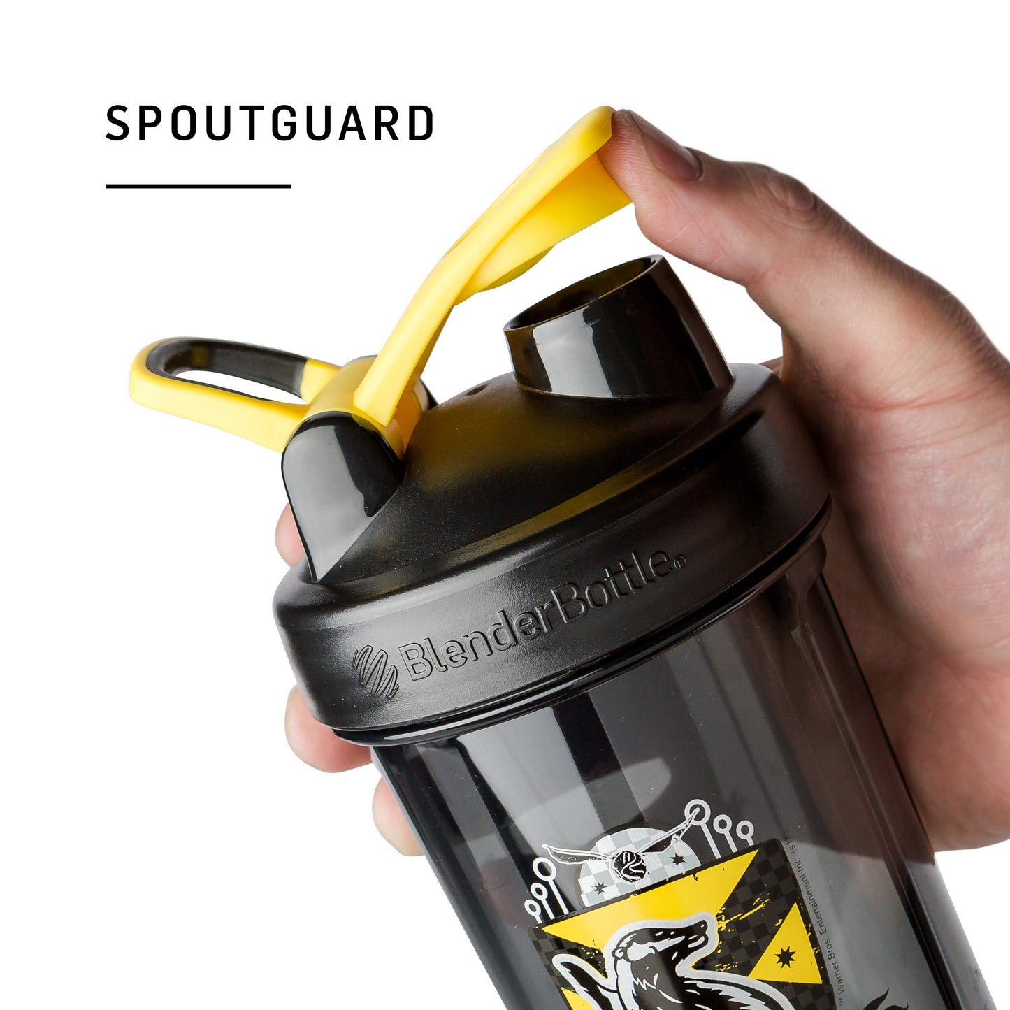 BlenderBottle Harry Potter Shaker Bottle Pro Series Perfect for Protein Shakes and Pre Workout, 28-Ounce, Bolt & Glasses