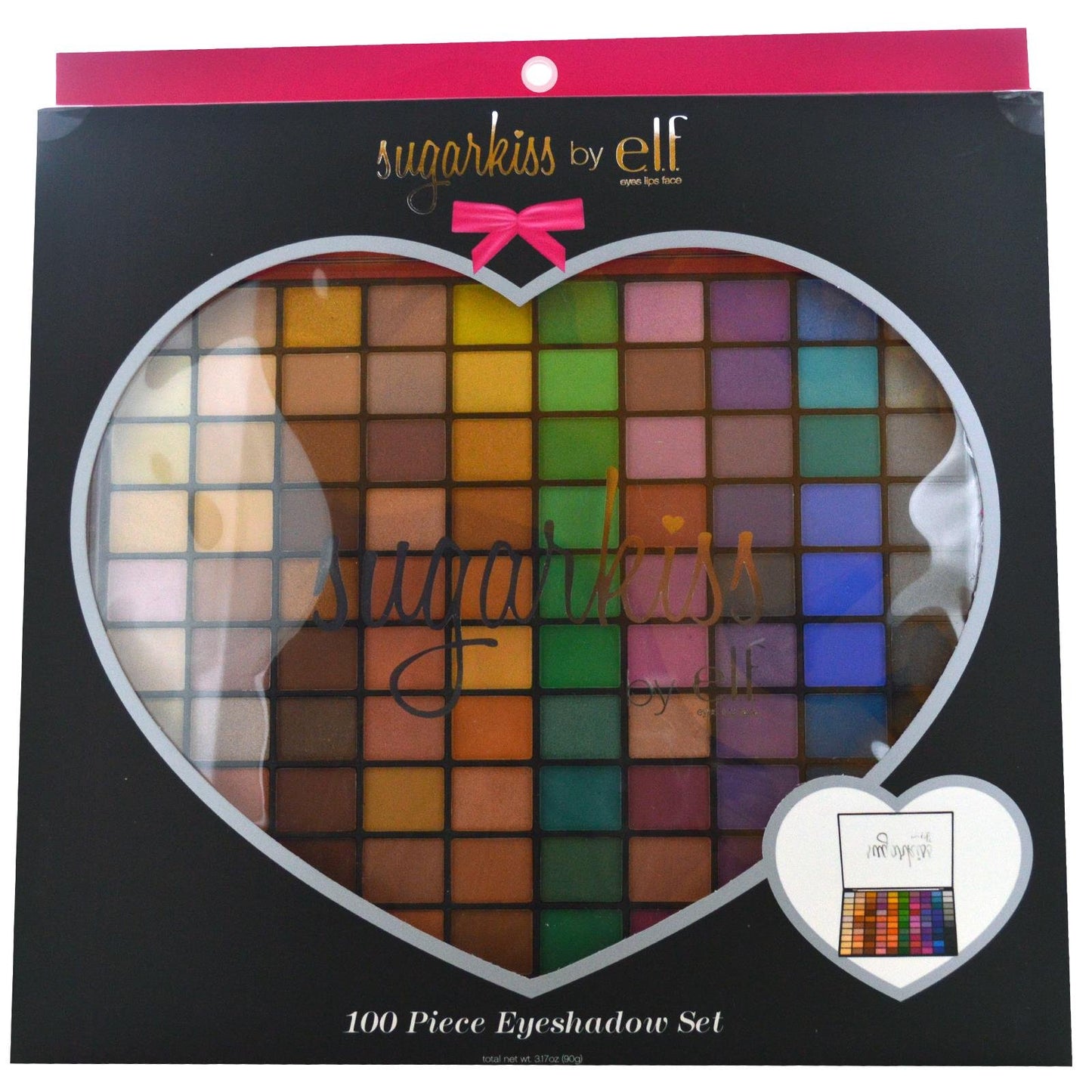 E.L.F. Cosmetics, Sugarkiss, 100 Piece Eyeshadow Set, 3.17 oz (90 g)