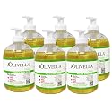 Olivella Classic Face and Body Soap with Ultra Purified Virgin Olive Oil, 16.9 Fl Oz - 6 Pack