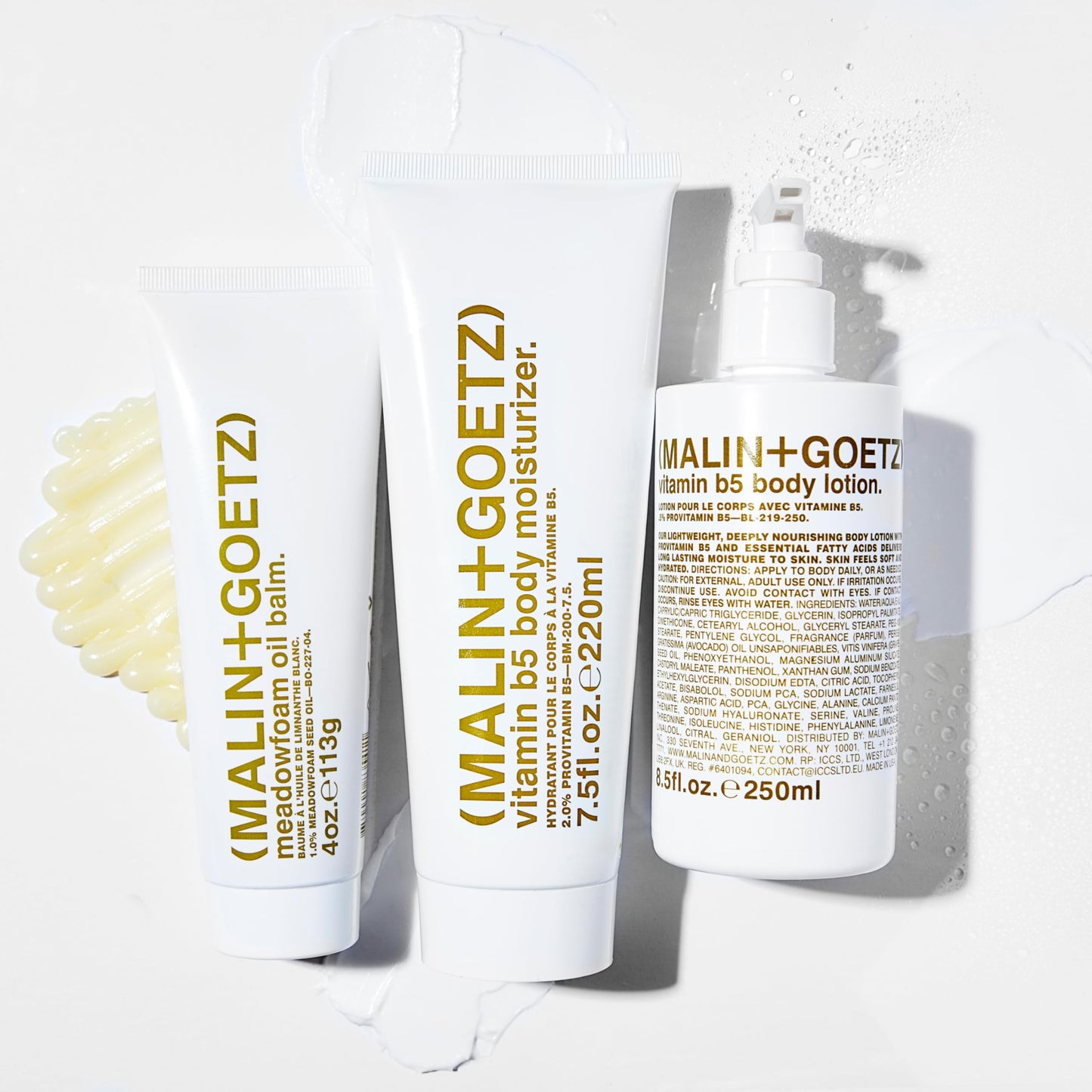 MALIN+GOETZ Vitamin B5 Body Lotion, Lightweight Daily Moisturizer with Avocado & Grapeseed Oils, Hydrating, Nourishing, Long-Lasting & Bergamot