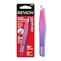 Revlon Diamond Collection Slanted Tip Tweezers, Ultra-Sharp for Precision Eyebrow Shaping and Facial Hair Removal, Stocking Stuffer for Women, 1 count