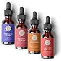 Pure Body Naturals Facial Serum - Hyaluronic Acid Serum, Retinol Serum, Vitamin C Serum, and Vitamin B3 (Niacinamide) Serum - A Perfect Serum Gift