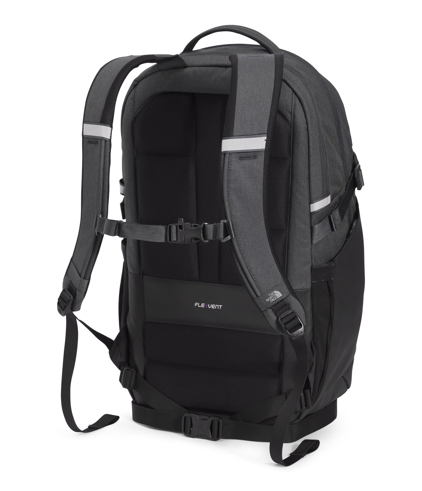 The North Face Router Everyday Laptop Backpack - Daypack, Water Repellent, 17" Laptop Sleeve, Reflective Details, Asphalt Grey Light Heather/TNF Black-NPF, One Size