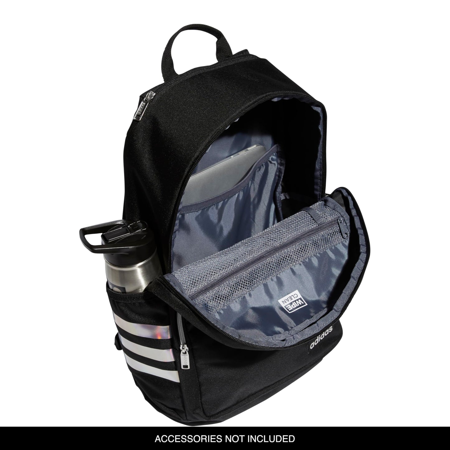 Classic 3-Stripe Backpack durable backpack student athletic sport laptop book bag DISCONTINUED