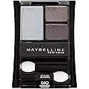 Maybelline New York Expert Wear Eyeshadow Quads, Stylish Smokes, 04q Charcoal Smokes, 0.17 Ounce