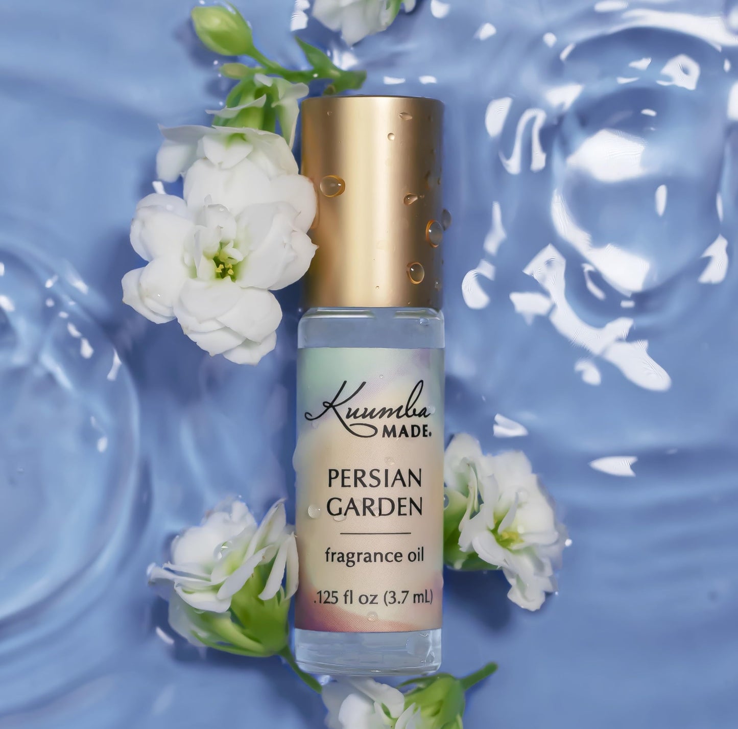 Kuumba Made Persian Garden Fragrance Oil 0.125 oz – Warm Floral, Ocean Air & Amber Notes | Clean, Long-Lasting, Alcohol-Free Roll-On Perfume