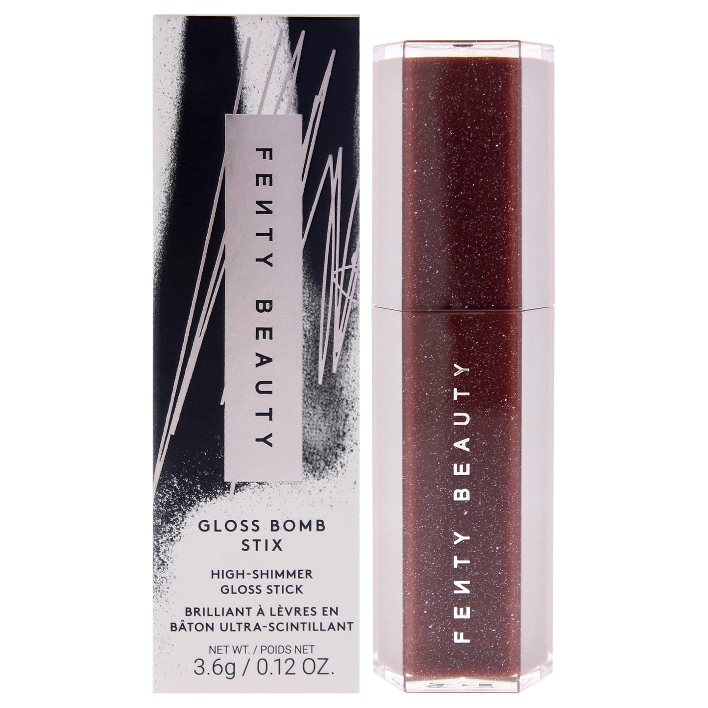 Gloss Bomb Stix Shimmer - 08 Hot Chocolit by Fenty Beauty for Women - 0.12 oz Lipstick