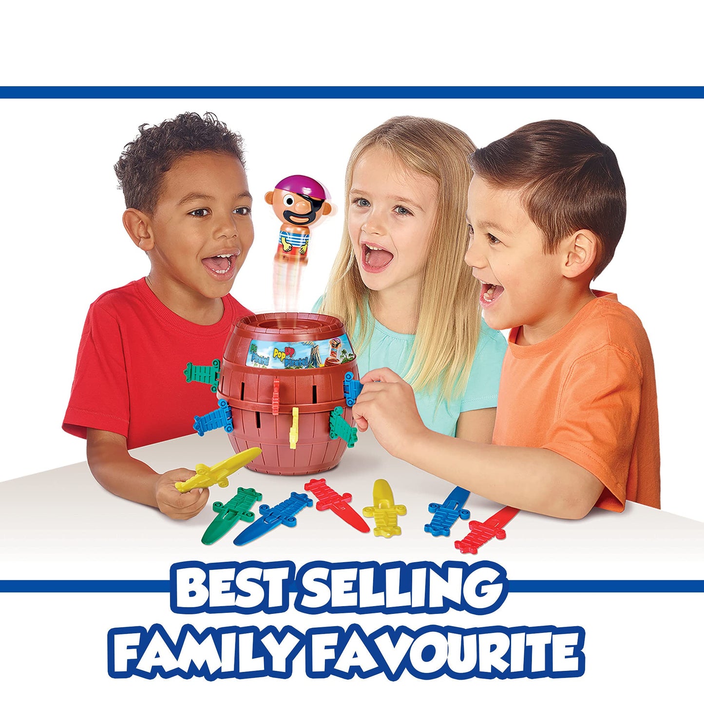 TOMY Pop Up Pirate Board Game - Interactive Kids and Toddler Activities for Family Game Night - Girls and Boys Toys - 2-4 Players - Ages 4 Years and…