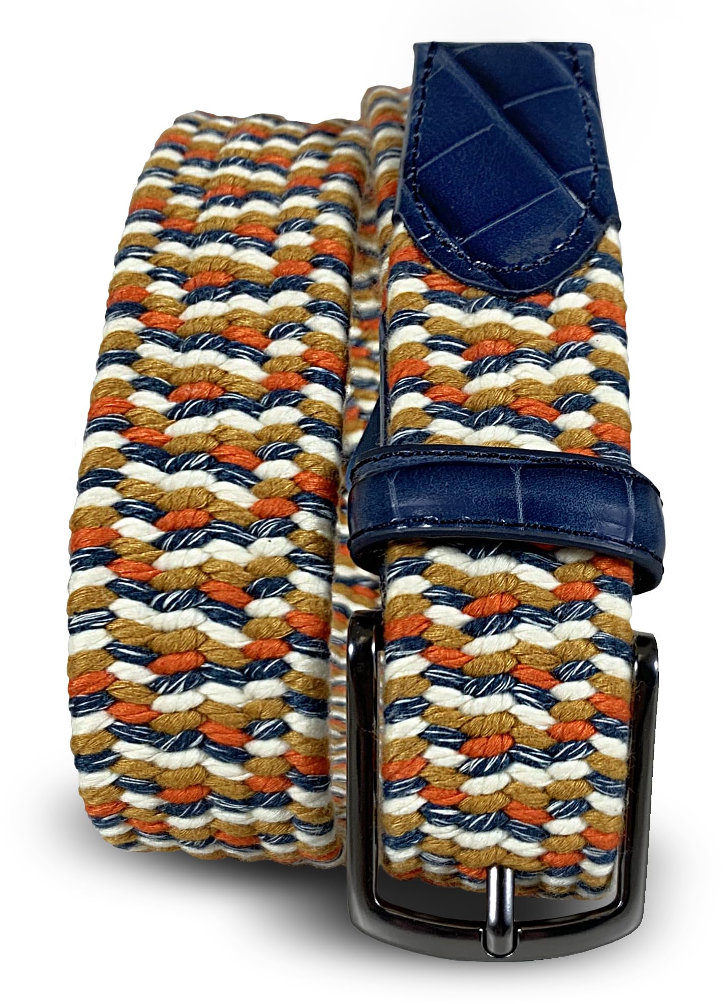 MAD GOLFER ACCESSORIES Tequila Sunrise Multicolor Stretch Belt (42)