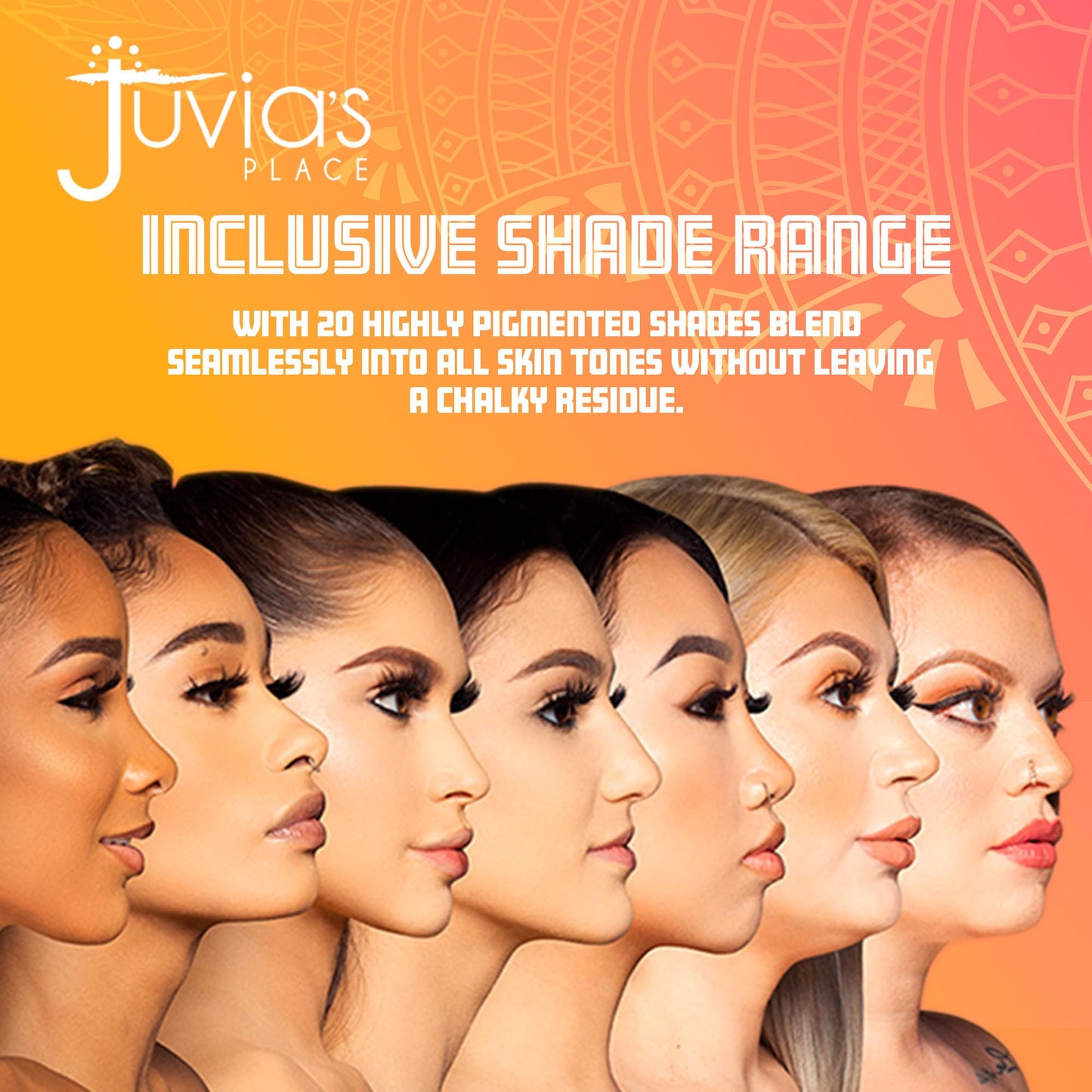 Juvia's Place I Am Magic Powder Foundation - VL2 Valencia - Buildable-Coverage Mattifying Pressed Powder for Pore Vanished Skin - Lightweight Matte