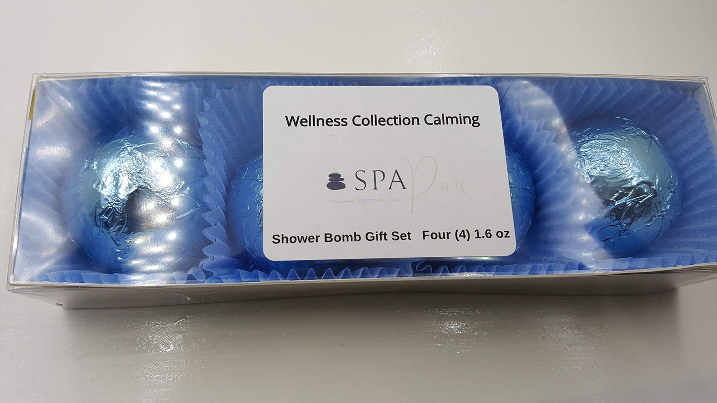 Spa Pure Relaxing Aromatherapy Shower Steamers Bombs - Shower Bombs with Essential Oils - Unisex Bath Melts - Self Care and Relaxation Shower Steamer…