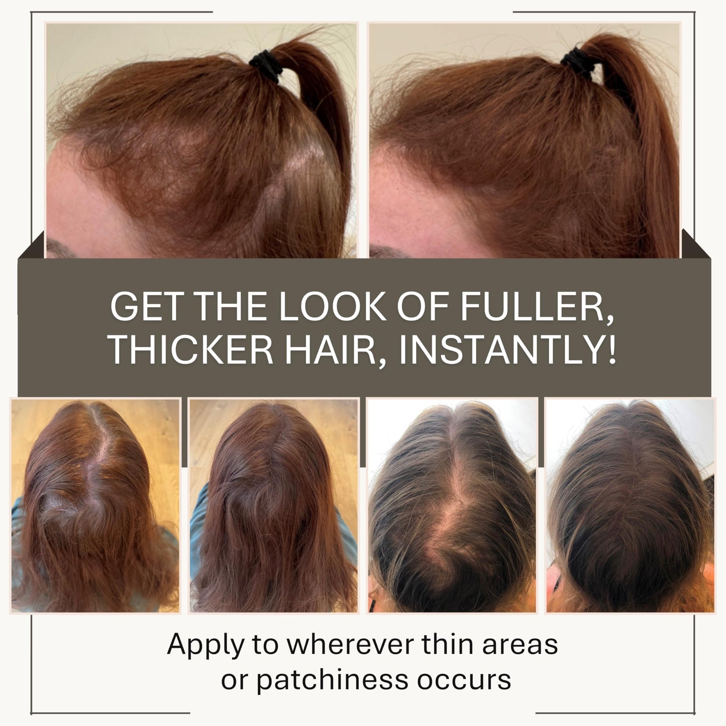 Joan Rivers Great Hair Day Root Touch Up Powder - Fill-in Powder for Thicker, Fuller Looking Hair (Ash Blonde)