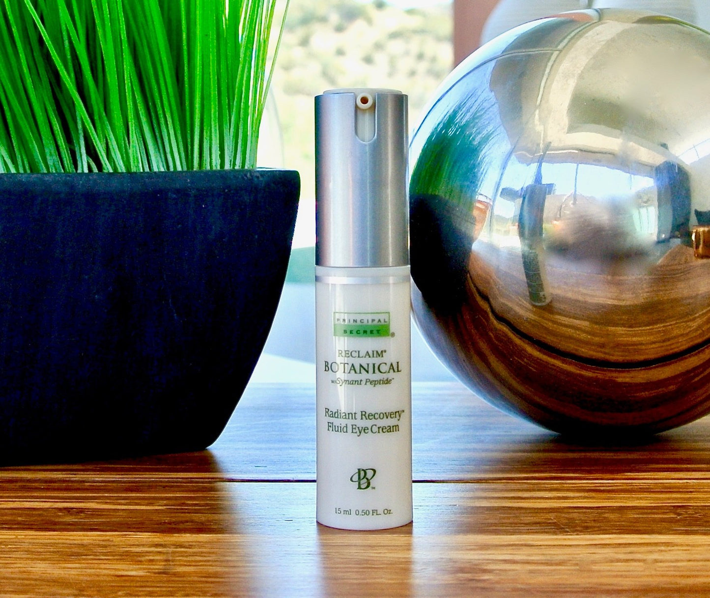 Principal Secret reclaim BOTANICAL Anti-Aging Radiant Recovery Fluid Eye Cream Plant Based Retinol, Argireline, Squalane, Peptides, Ceramides
