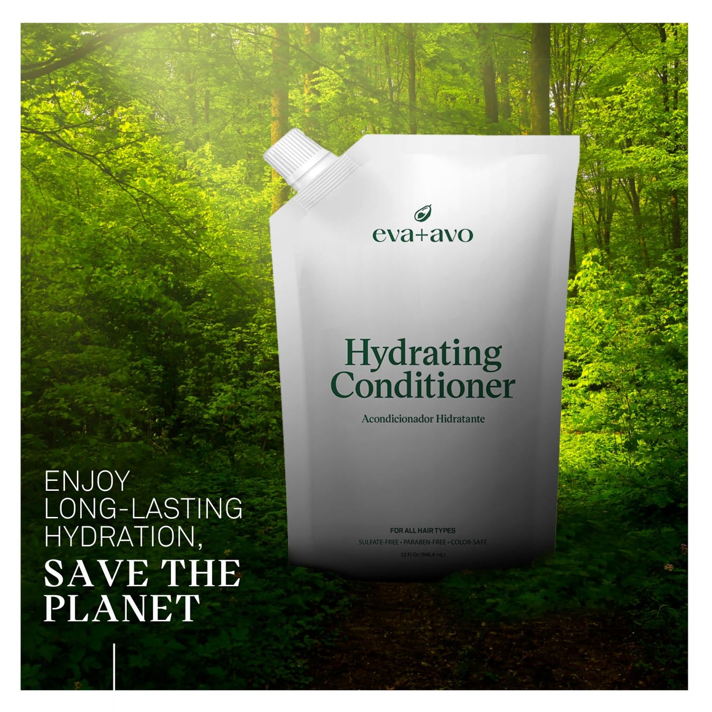 EVA + AVO Shampoo + Conditioner 32 Oz. Duo