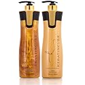 Keratin Cure Brazilian Gold and Honey daily use Shampoo Conditioner Set Bio with Argan oil SULFATE FREE protect Color Enhance Hair Growth (960ml/ 32