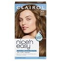 Clairol Nice'n Easy Permanent Hair Dye, 6.5 Lightest Brown | 100% Gray Coverage | Long?Lasting, Natural?Looking Color & Shine | Pack of 1