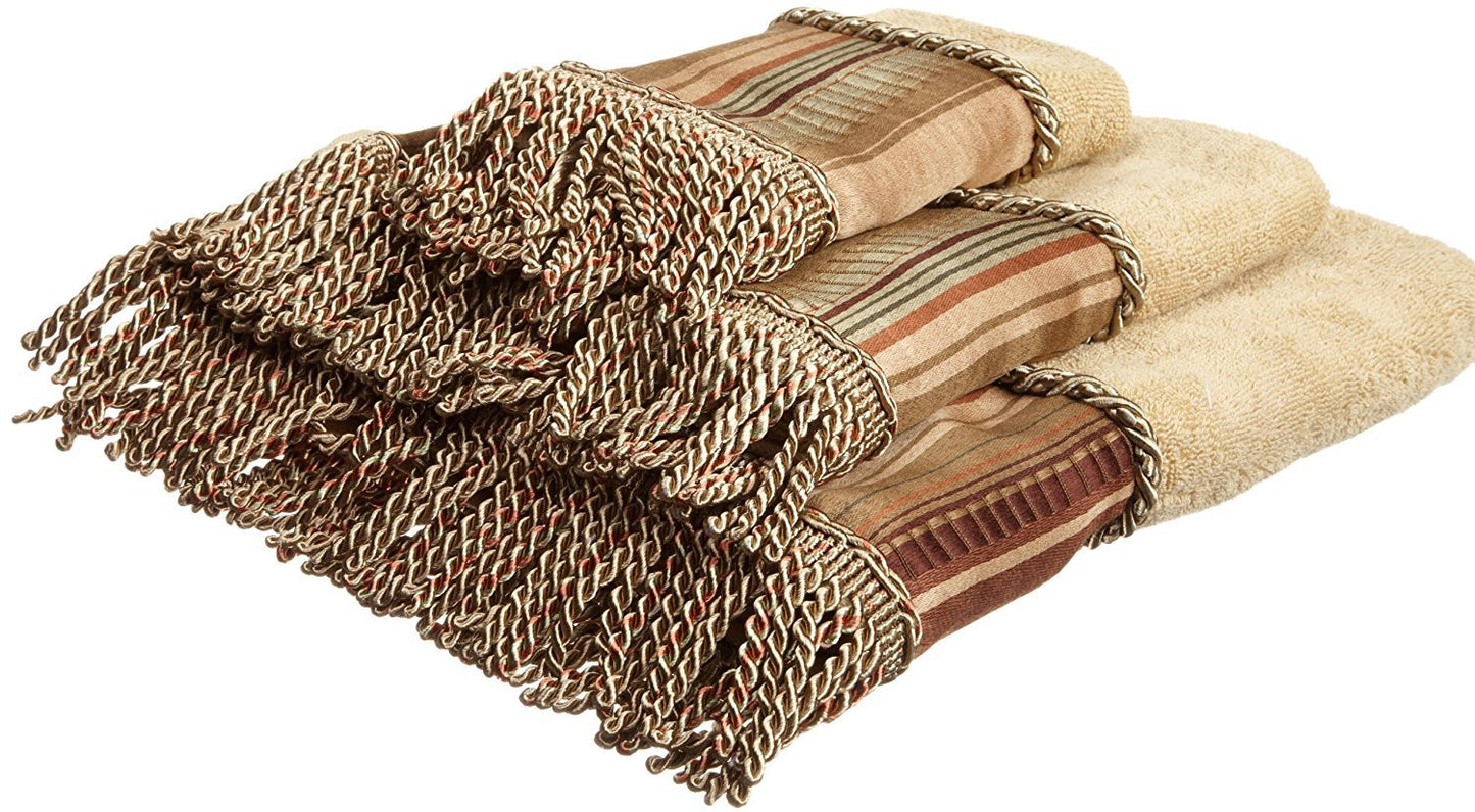 Popular Bath Contempo Modern Bathroom Towel Sets 3 Piece Towel Bath Towel, Hand Towel and Wash Towel Classic Luxury Contemporary Decor Beautiful Bath…