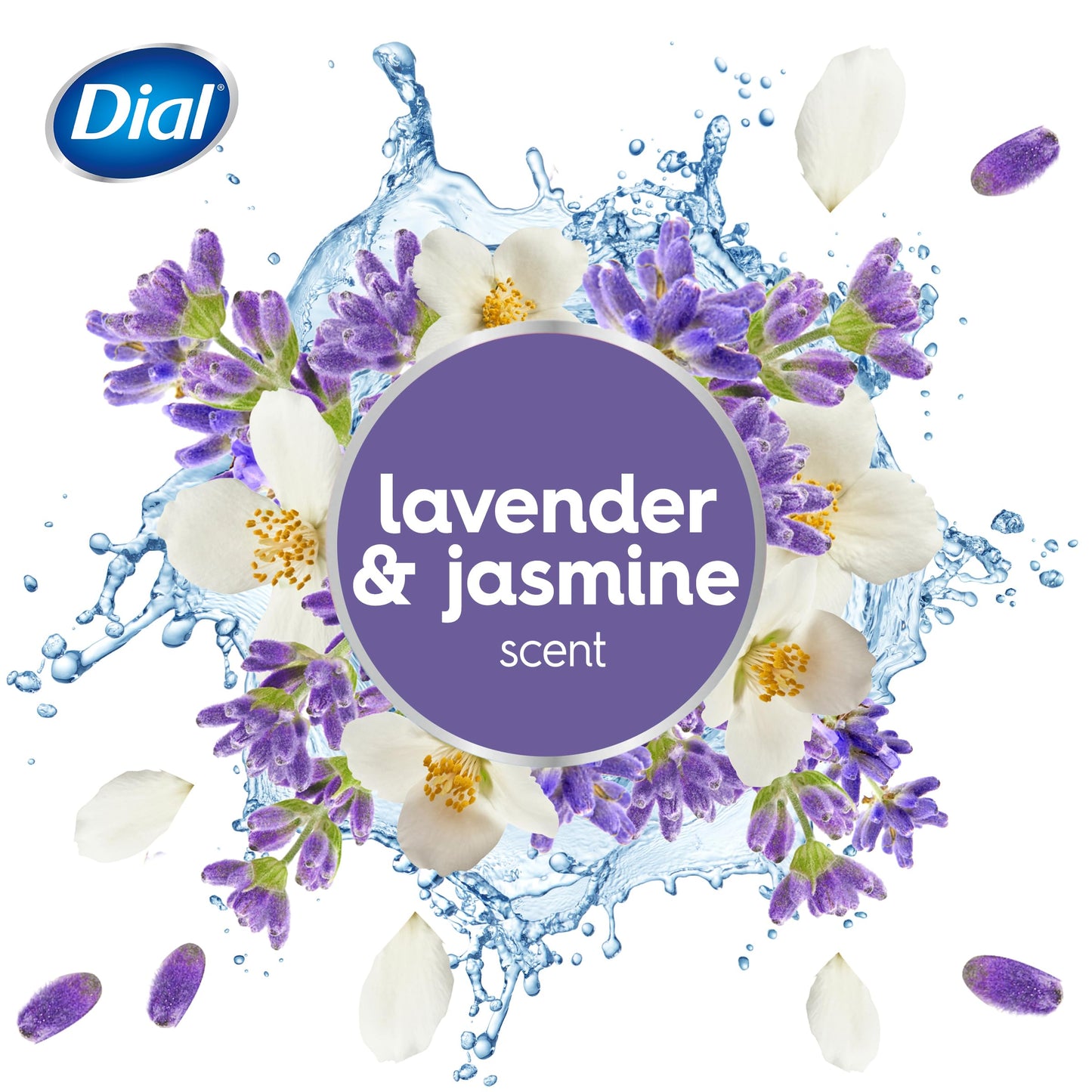 Dial Lavender & Twilight Jasmine Body Wash, 1 Count (Pack of 2)
