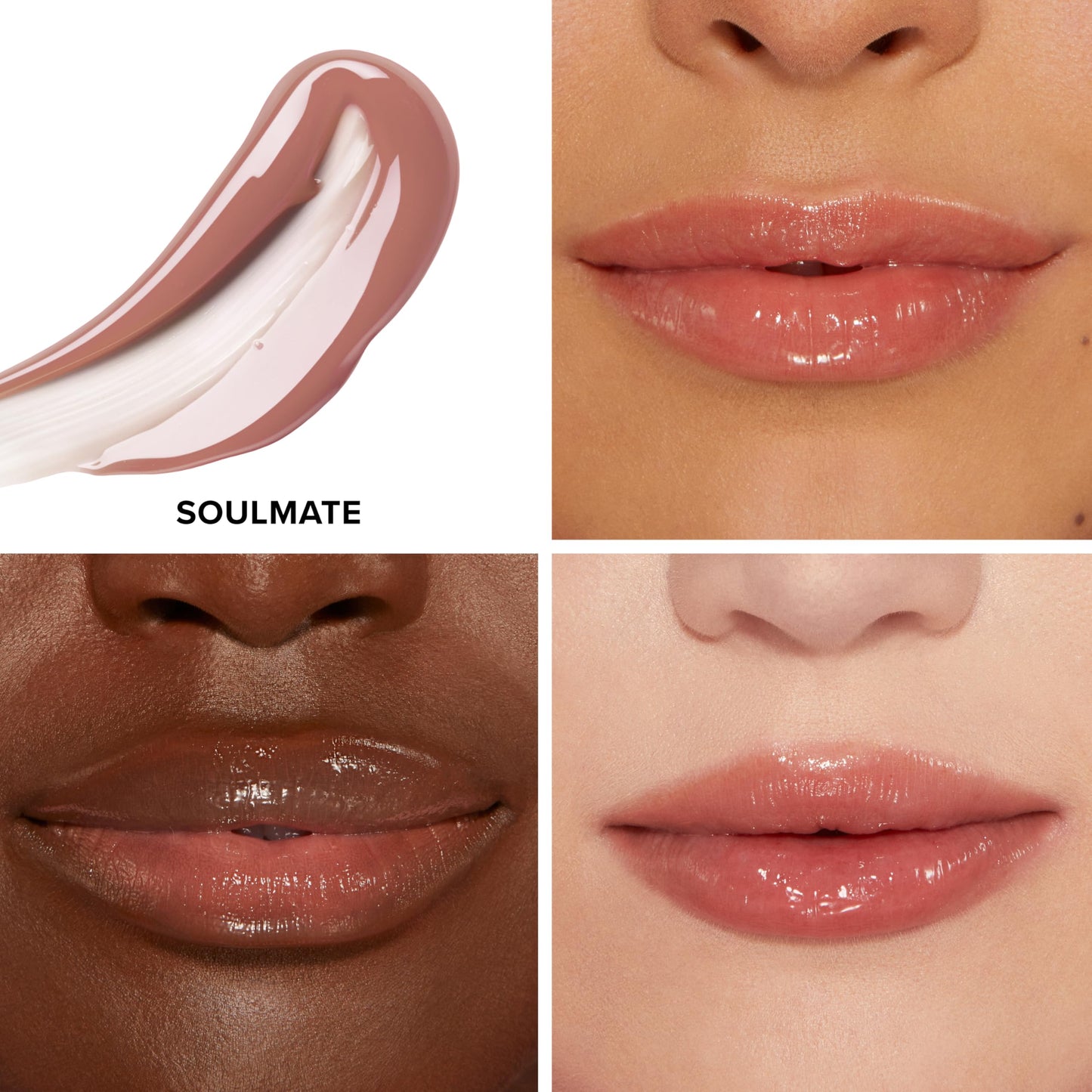 Too Faced Lip Injection Power Plumping Lip Gloss | Hydrating, High-Shine Gloss | Vitamins A + E | 0.22 Fl Oz, Soulmate