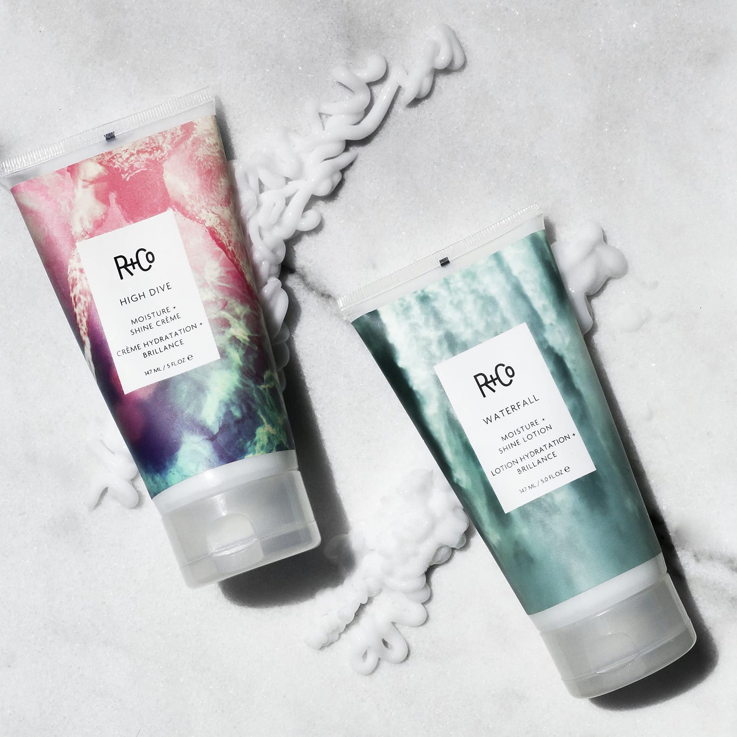 R+Co High Dive Moisture + Shine Crème Deluxe | Deep Hydration + Softens + Eliminates Frizz | Vegan + Cruelty-Free | 0.5 Fl Oz