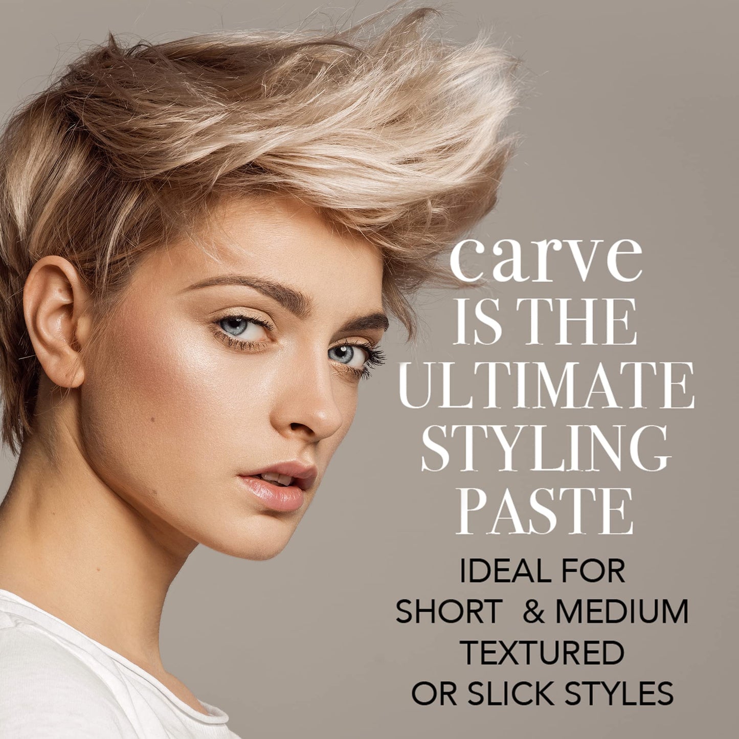 Brocato Carve Texture Hair Paste, 2 Oz | Styling Texturizer Cream Products for Men and Women - Volumizing and Texturizing Product for Molding, Shaping