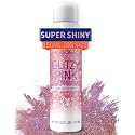 Elitles Made Hair Glitter Body Glitter Spray, 150ML Glitter Hairspray Holographic Pink Glitter Spray for Hair and Body, Hair Glitter for Kids Women