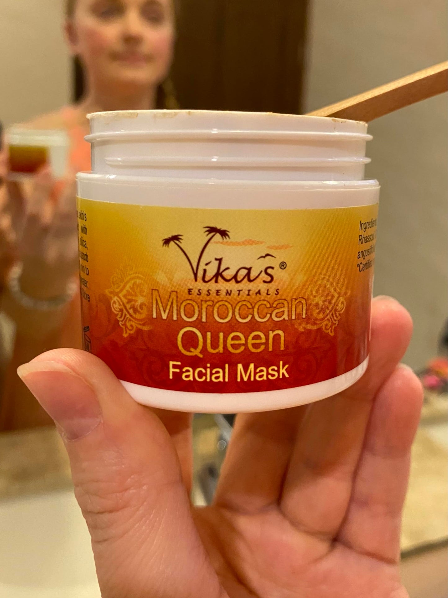 Vika's Essentials Organic Facial Clay Mask 'Moroccan Queen'