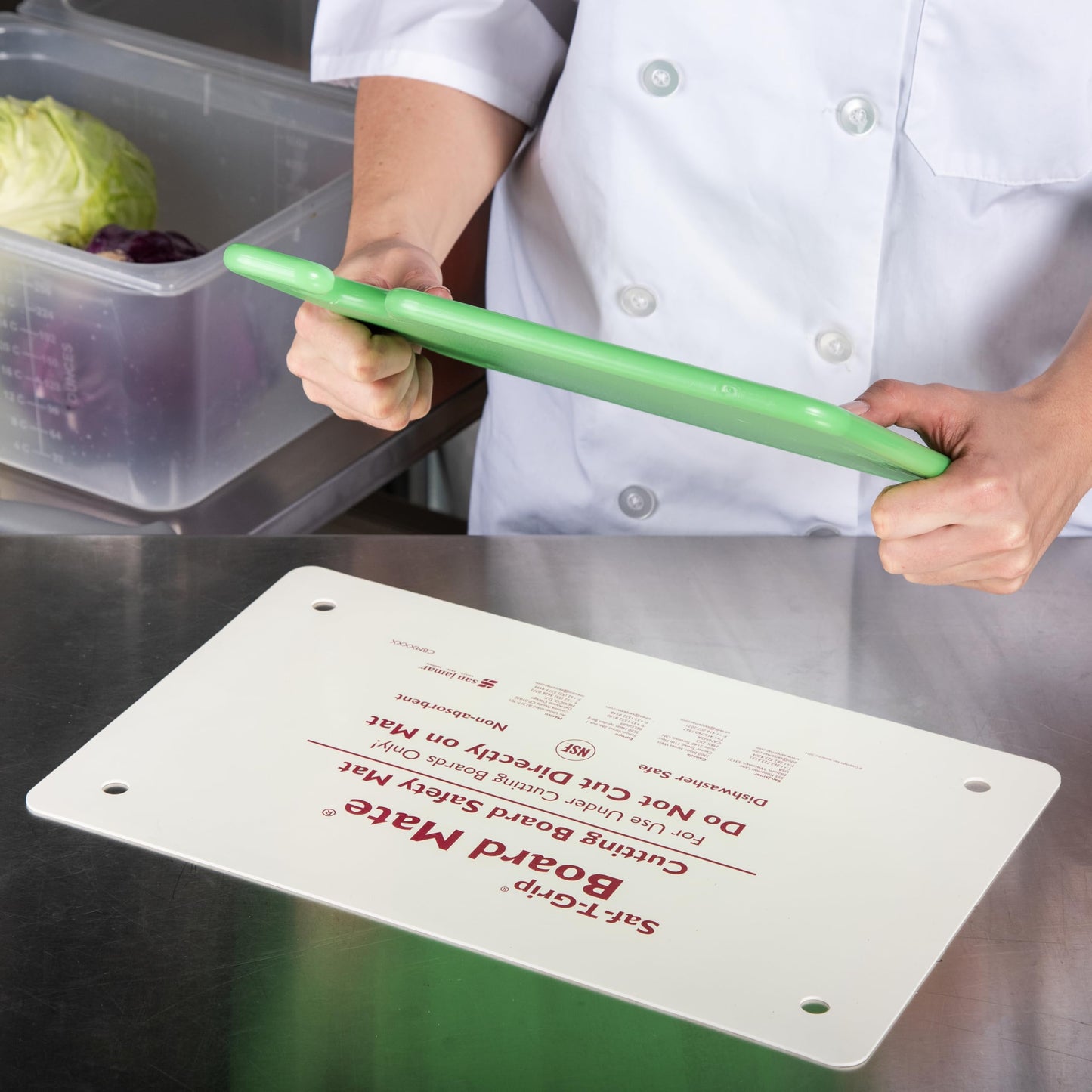 Carlisle FoodService Products CBM1016 Saf-T-Grip Board-Mate Nonslip Cutting Board Mat, 16" Width x 10" Height (Pack of 1)