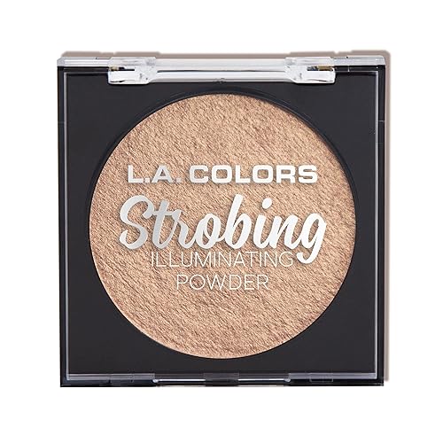 L.A. COLORS Strobing Illuminating Powder, Gold Halo CSP255