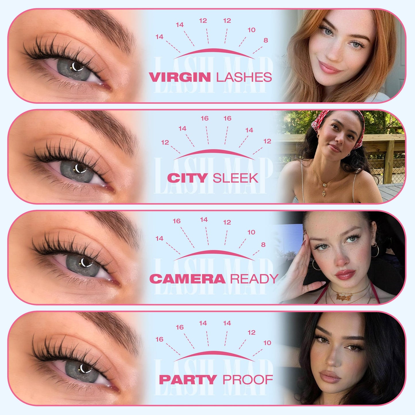 Lash Clusters Natural Eyelash Clusters Wispy Lash Extensions C Curly Individual Lashes with Clear Bands Short Eyelash Extensions 100Pcs 8mm-16mm Beauty and Personal Care ALICROWN HAIR