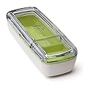 Joie Snack On the Go Divided Container, Two Compartment Storage Box Keeps Foods Separate, Leakproof and Airtight, Ideal for Veggies and Dip or Cheese…