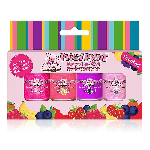 Piggy Paint Nail Polish - Non-Toxic Polish for Little Girls, Toddlers, & Kids, Water Based Formula, Safe, Cruelty Free, Vegan, & Natural, Durable Beauty & Personal Care Piggy Paint