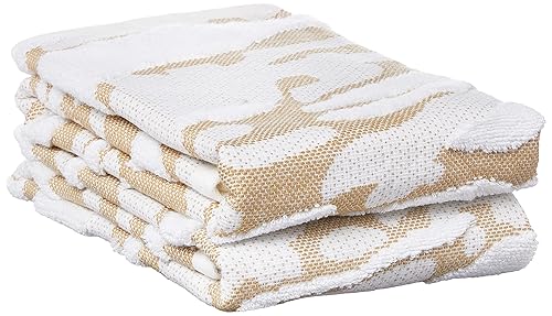 Violet Linen Marquis Pattern, 100% Terry Plush 600 GSM Cotton Super Soft Highly Absorbent Jacquard Fashion Towel for Bathroom, Premium Hotel & Spa…