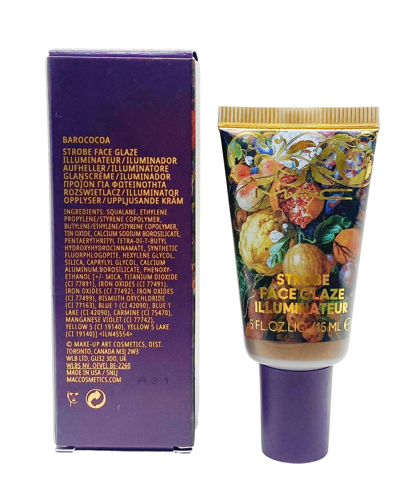 M.A.C Strobe Face Glaze Illuminateur - Barococoa (.5 Fl Oz/15 mL)