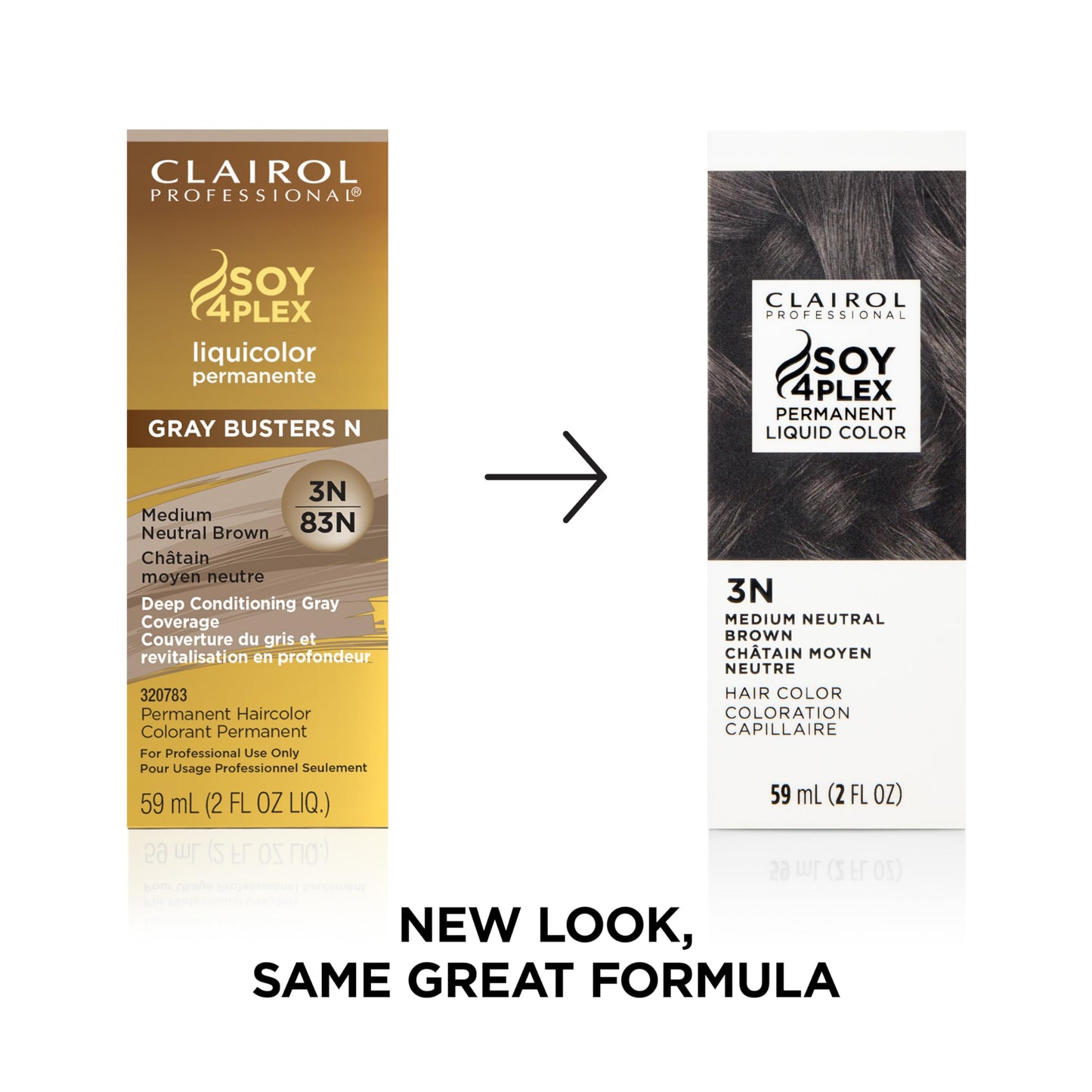 Clairol Professional Permanent Liquicolor, 3n Med Neutral Brown, 2 oz. - Packaging May Vary