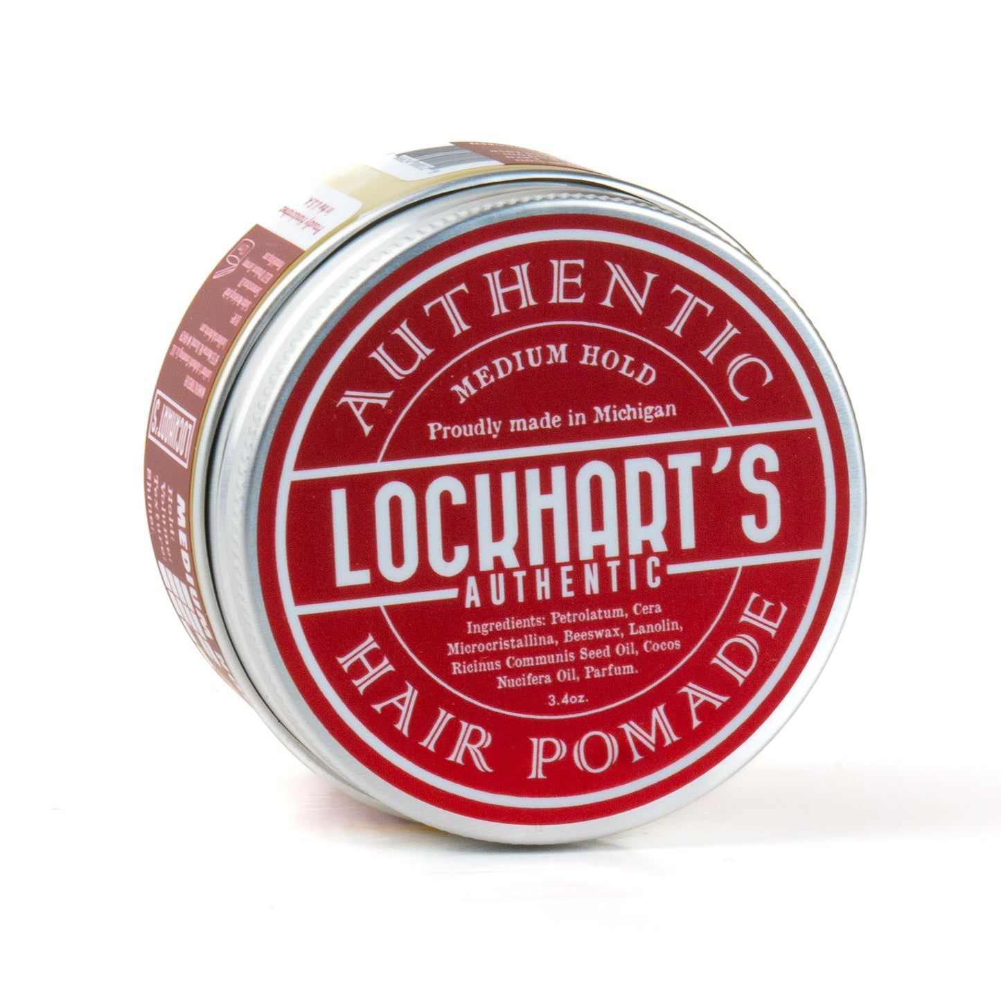 Lockhart's Oil Based Goon Grease - Handcrafted Pomade for Men - Medium Hold, Medium Shine - Locks in Moisture & Easy to Recomb - Sandalwood Vetiver