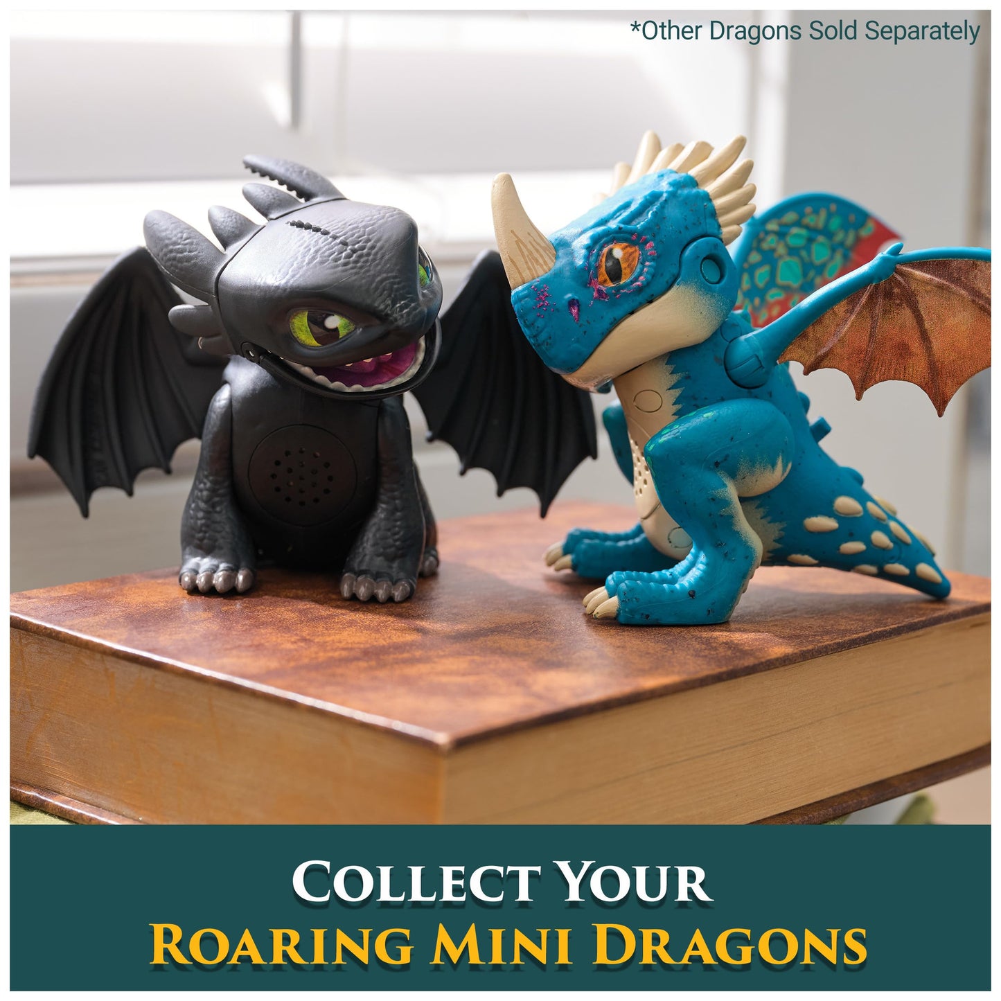 Dreamworks Dragons, How to Train Your Dragon, Roaring Minis Deadly Nadder, Interactive Toy with 25 Sounds, Kids Toys for Boys & Girls Ages 4 & up