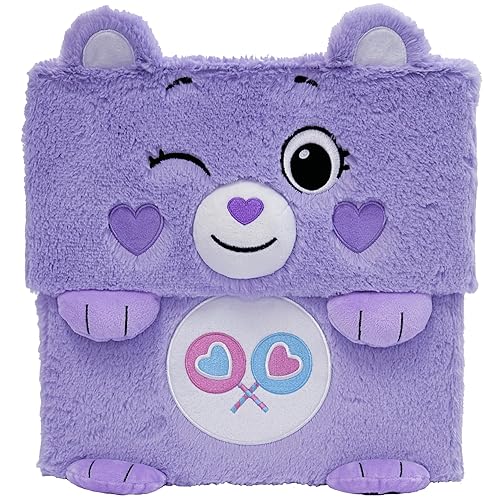 Happy Nappers Care Bears: Storables 12" Box - Share Bear - Purple Character Themed Bin, Fabric Storage Container, Opening Top Lid, Holds Toys Books…